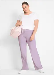 Jersey broek van katoen met stretch (set van 2), bonprix