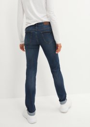 Stretch jeans mid waist, straight, bonprix