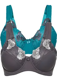 Minimizer bh met gewatteerde schouderbandjes. (set van 2), bonprix