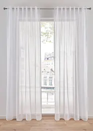 Transparant, effen gordijn (1 stuk), bonprix
