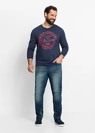 Lichte slim fit stretch jeans, straight, bonprix