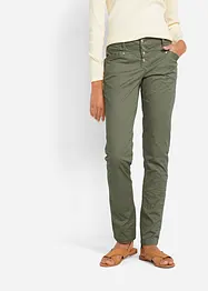 Stretch broek in crashed look, bonprix