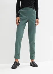 Stretch chino met comfortband en opgerolde pijpen, bonprix