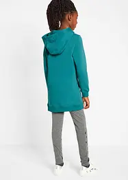 Meisjes hoodie en legging (2-dlg. set) van een katoenmix, bonprix