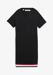 Jersey jurk van zachte viscosemix, korte mouw, bonprix