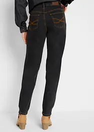 Mom jeans mid waist, long, bonprix
