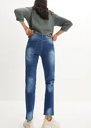 Stretch boyfriend jeans, mid waist, bonprix