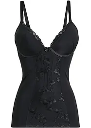 Corrigerende top met voorgevormde cups, medium corrigerend, bonprix