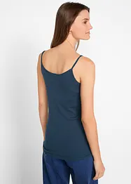 Spaghetti top van katoen (set van 3), bonprix