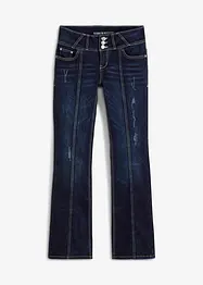 Bootcut jeans mid waist, stretch, bonprix