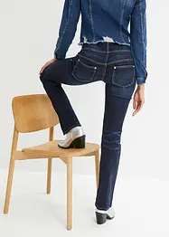 Bootcut jeans mid waist, stretch, bonprix