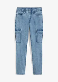 Cargo jeans in washed out look, straight, bonprix