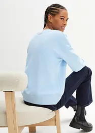 Oversized sweater van katoen, bonprix