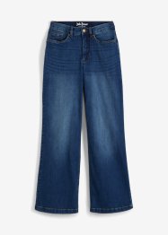 Wide leg high waist jeans met biologisch katoen, John Baner JEANSWEAR