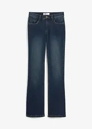 Mid waist stretch jeans, bootcut, bonprix