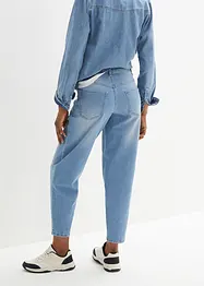 High waist barrel jeans, cropped, bonprix