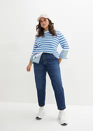 High waist mom jeans, cropped, bonprix