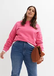 Straight jeans met high waist, low stretch, bonprix