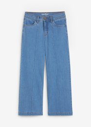 Wide leg mid waist jeans, cropped, John Baner JEANSWEAR
