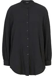 Lange mousseline blouse van katoen, bonprix