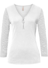 Shirt met ritssluiting, BODYFLIRT boutique