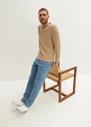 Classic fit jeans met deels elastische band, straight, bonprix