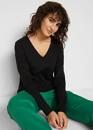 Longsleeve met biologisch katoen, bonprix