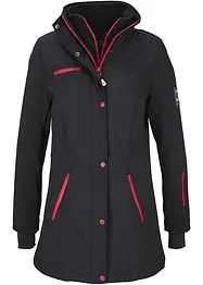 Lange stretch softshell jas, waterafstotend, bonprix