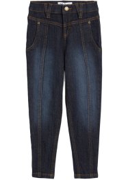Meisjes stretch jeans met biologisch katoen, tapered, John Baner JEANSWEAR
