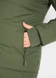 Lange, gewatteerde outdoor jas, waterafstotend, bonprix