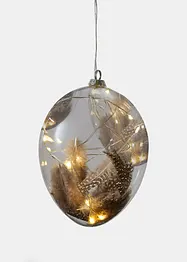 LED ornament ei met veren, bonprix