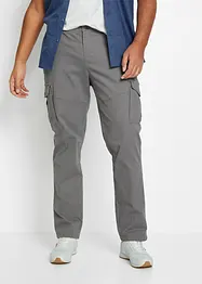Slim fit stretch cargo broek, straight, bonprix