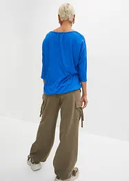 Oversized shirt in een viscosemix, bonprix