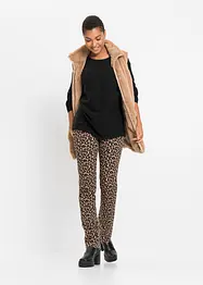Geribde oversized trui van viscosemix, bonprix
