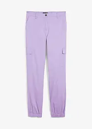 Cargo broek met stretch van katoen, bonprix