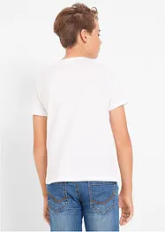 Basic T-shirt (set van 3) met biologisch katoen, bonprix