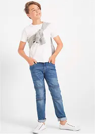 Basic T-shirt (set van 3) met biologisch katoen, bonprix
