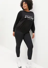 Sportshirt met TENCEL™ lyocell en brede boord, loose fit, bonprix