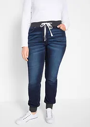 Boyfriend jeans mid waist met comfortband, bonprix