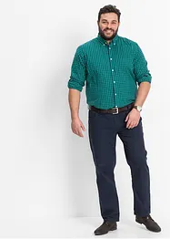 Regular fit twill broek van katoen, straight, bonprix