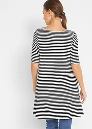 Lange shirt tuniek, korte mouw, bonprix