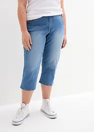 Slim fit capri jeans met mid waist, bonprix