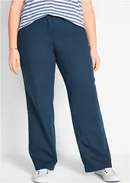 Geweven broek van linnen-katoenmix, bonprix