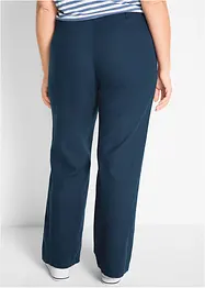 Geweven broek van linnen-katoenmix, bonprix