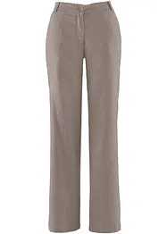 Geweven broek van linnen-katoenmix, bonprix