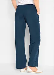 Geweven broek van linnen-katoenmix, bonprix