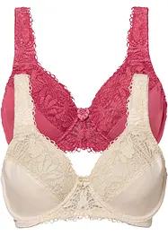 Minimizer bh met gewatteerde schouderbandjes (set van 2), bonprix