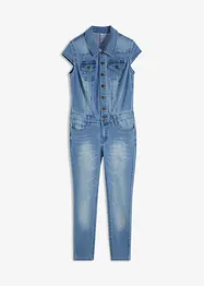 Jeans jumpsuit met knopen, RAINBOW