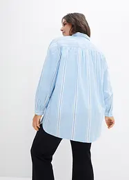 Gestreepte overhemdblouse, oversized, bonprix