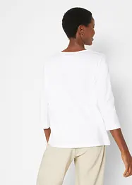 Longsleeve met ronde hals (set van 5), 3/4 mouw, bonprix